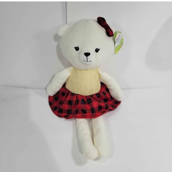 Spark Christmas Holiday Bear Stuffed Animal Plush - Picture 1 of 1